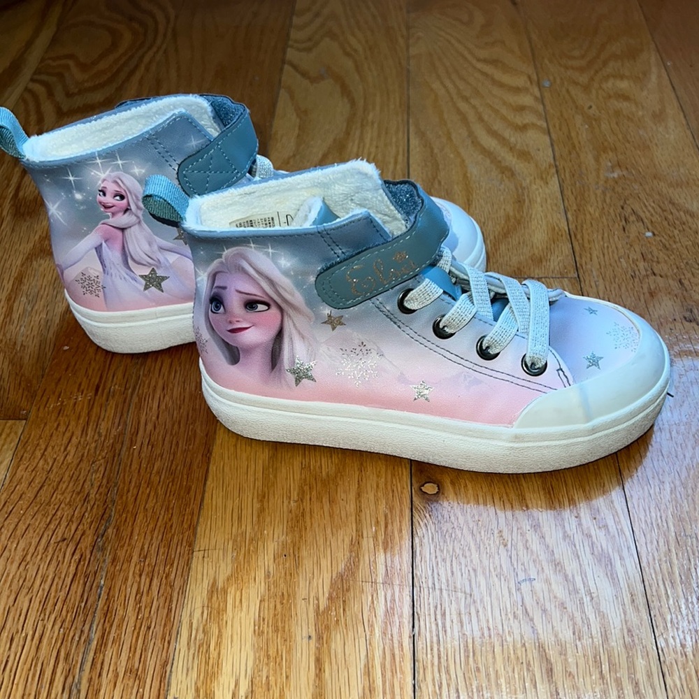 Elsa high tops-toddler girl size 9.5